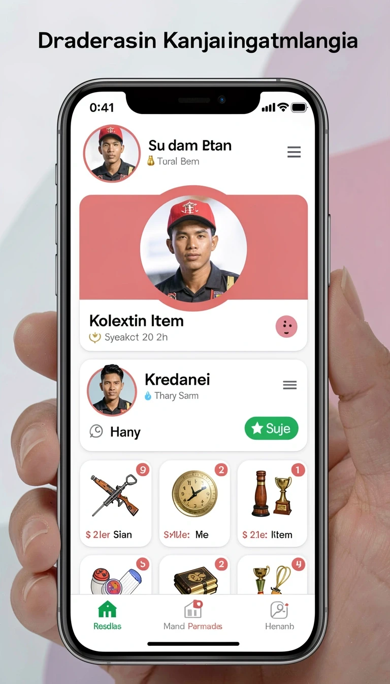 Cuplikan layar menu unduhan habamero88 untuk perangkat Android